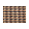 Chilewich Crane rectangle placemat in Honey, viewed from above on a white background