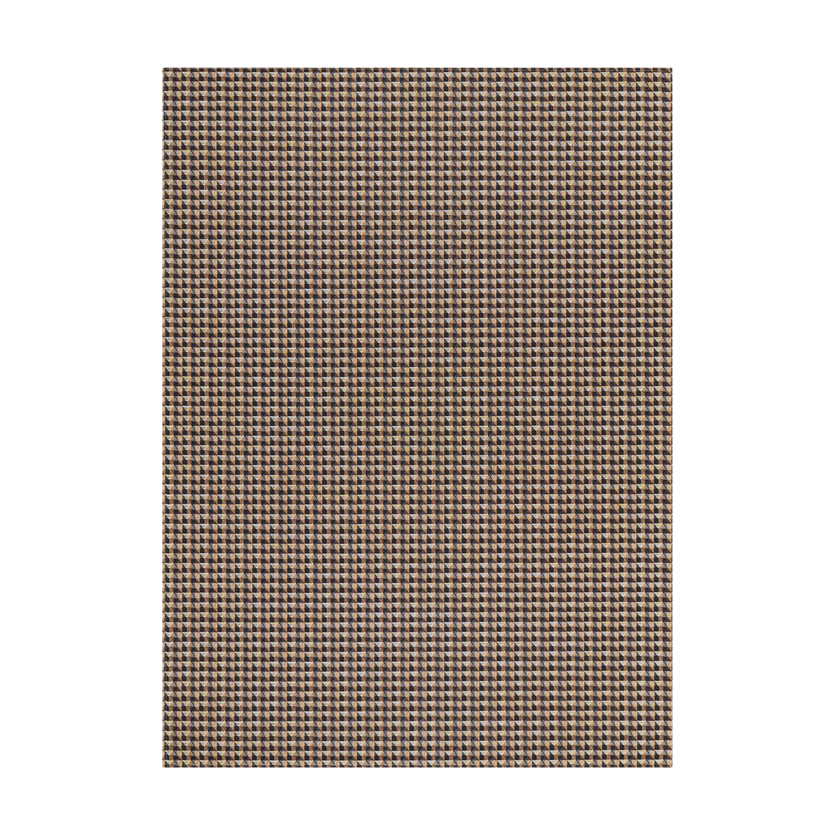 Crane / Honey woven floor mat by Chilewich, studio view
