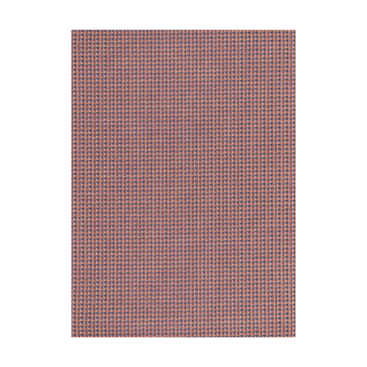 Crane / Raspberry woven floor mat by Chilewich, studio view