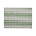 Chilewich Crane rectangle placemat in Thyme, viewed from above on a white background