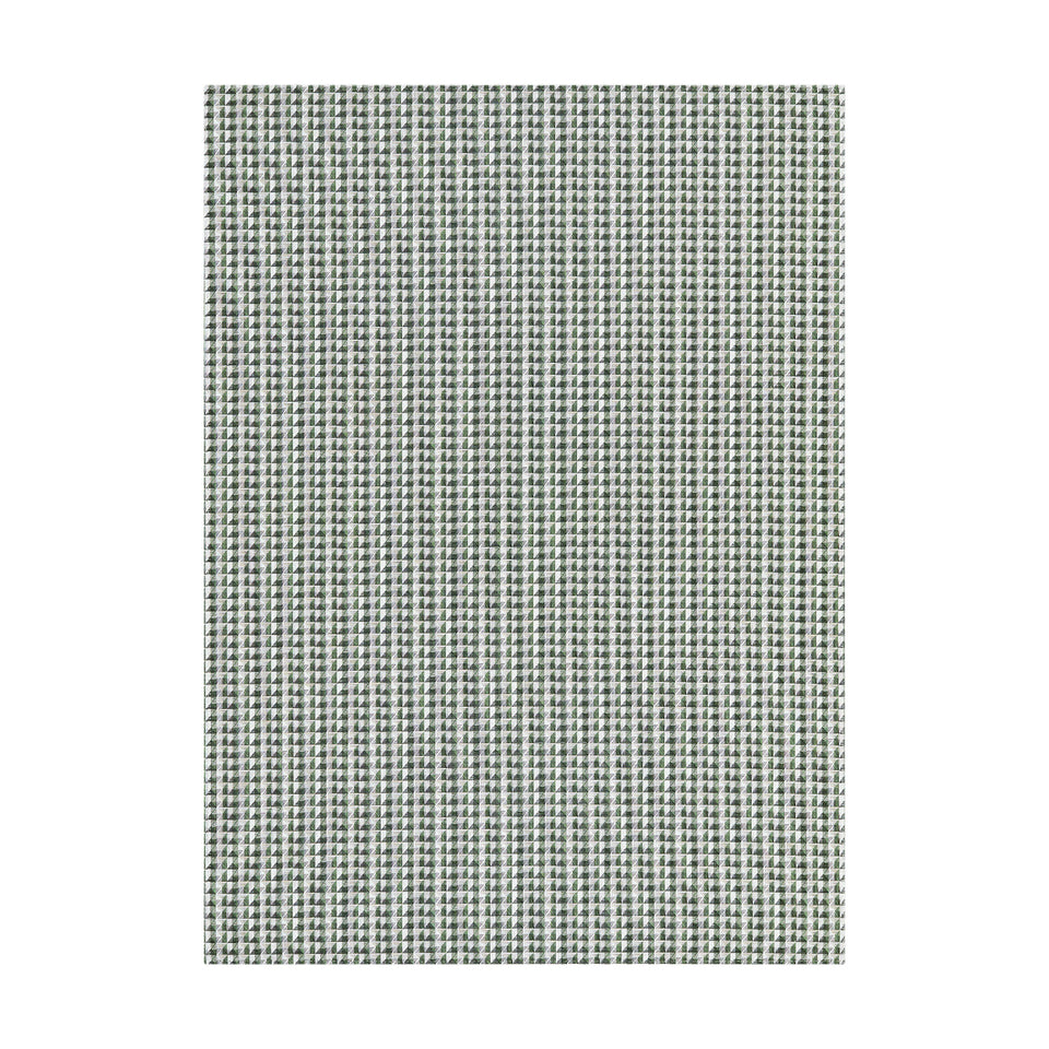 Crane / Thyme woven floor mat by Chilewich, studio view