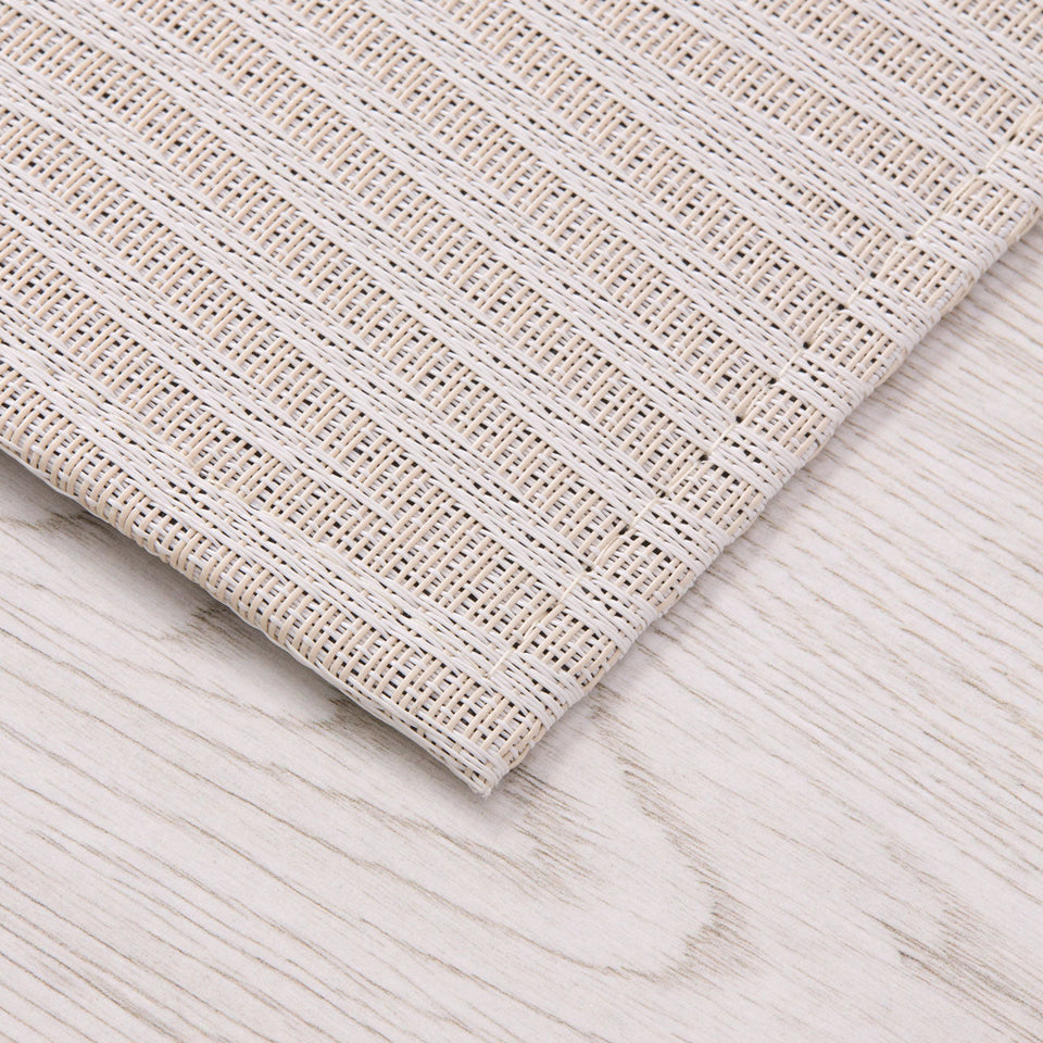 Dune / Canvas woven floor mat by Chilewich, interior setting