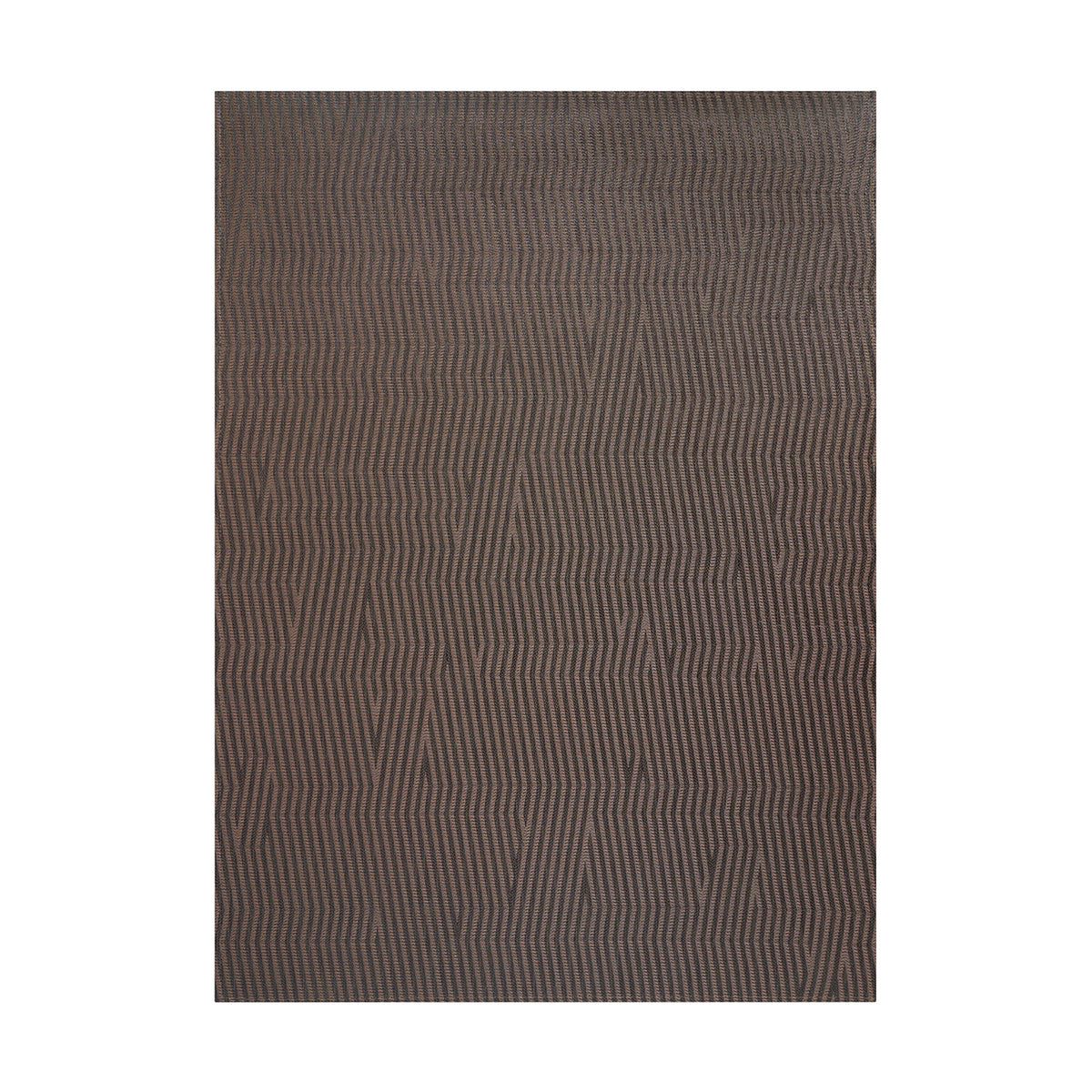 Dune / Raisin woven floor mat by Chilewich, studio view