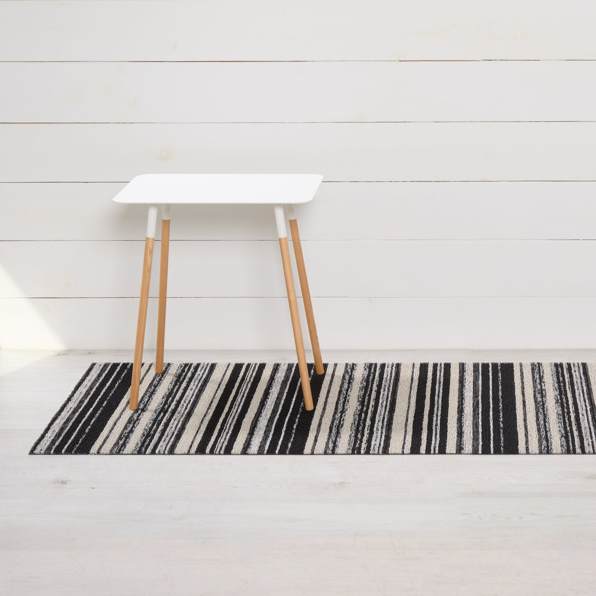 Shadow Echo Stripe Shag Mat by Chilewich — 24 by 72 inch runner