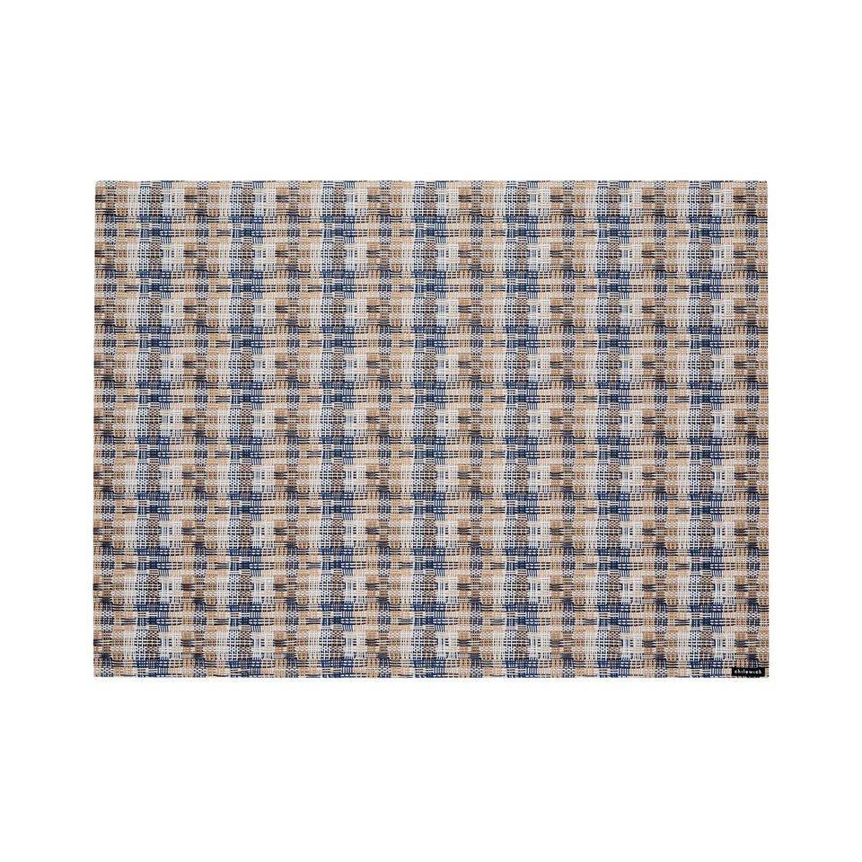 Chilewich Fable in Coast, rectangle on a white background