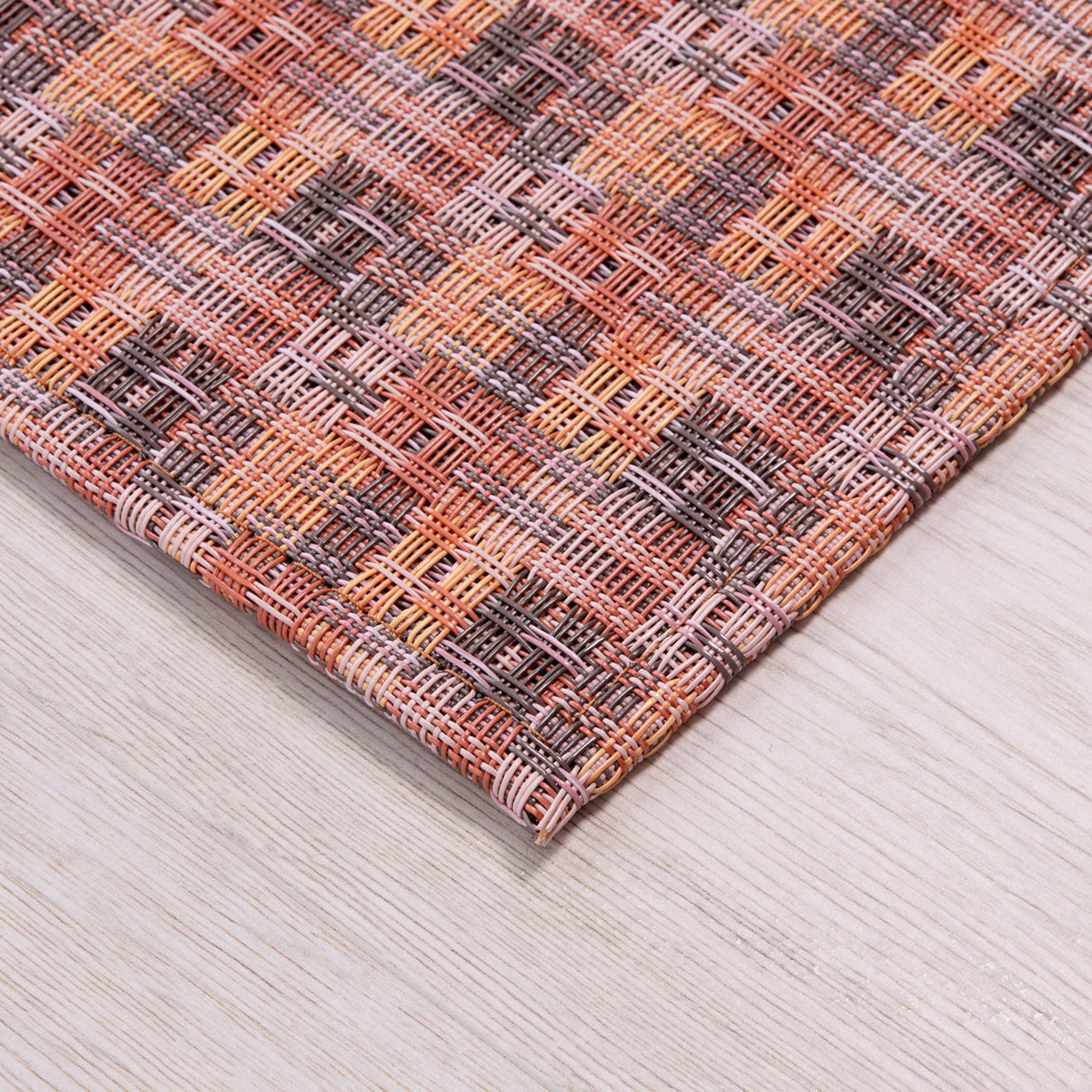 Fable / Sorbet woven floor mat by Chilewich, interior setting