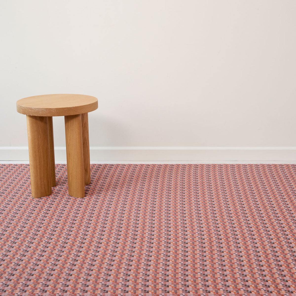 Fable / Sorbet woven floor mat by Chilewich, interior setting