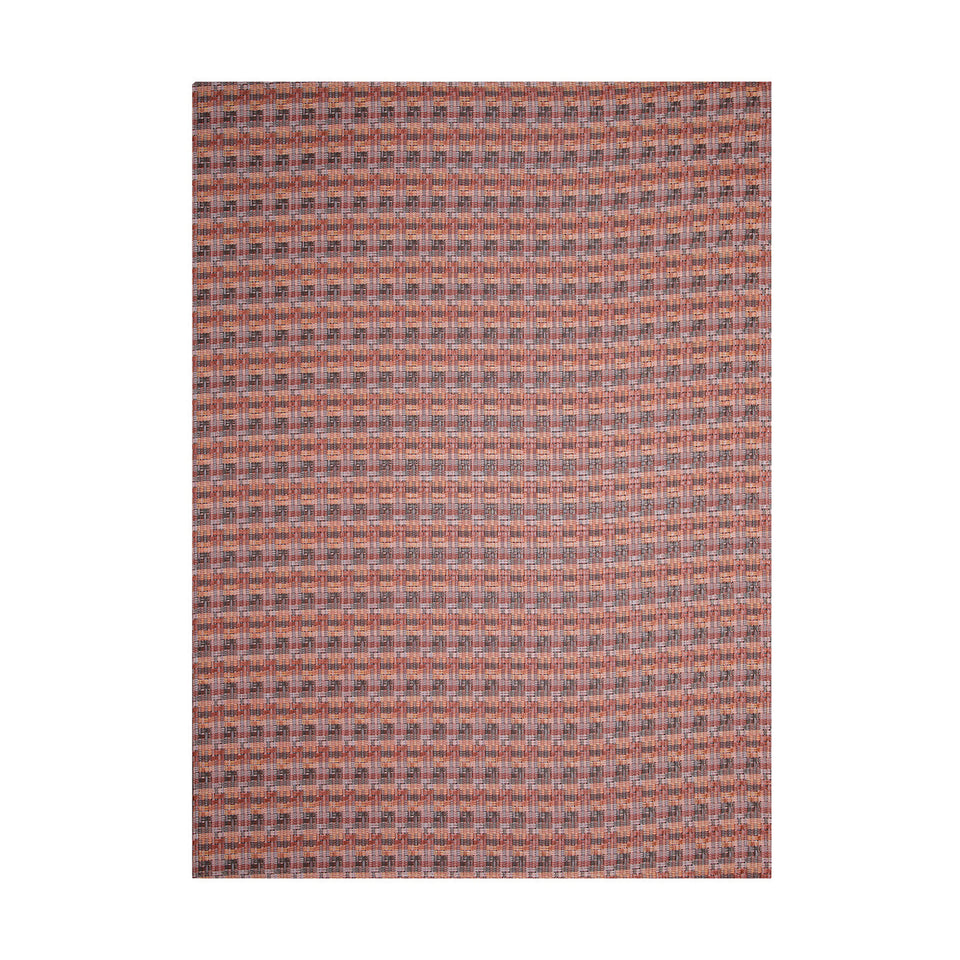 Fable / Sorbet woven floor mat by Chilewich, studio view