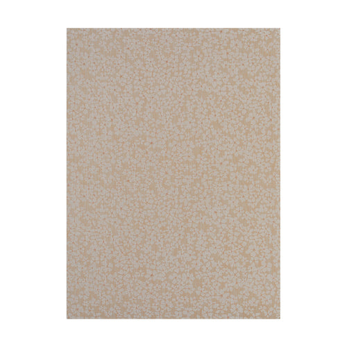 Flora / Almond woven floor mat by Chilewich, studio view