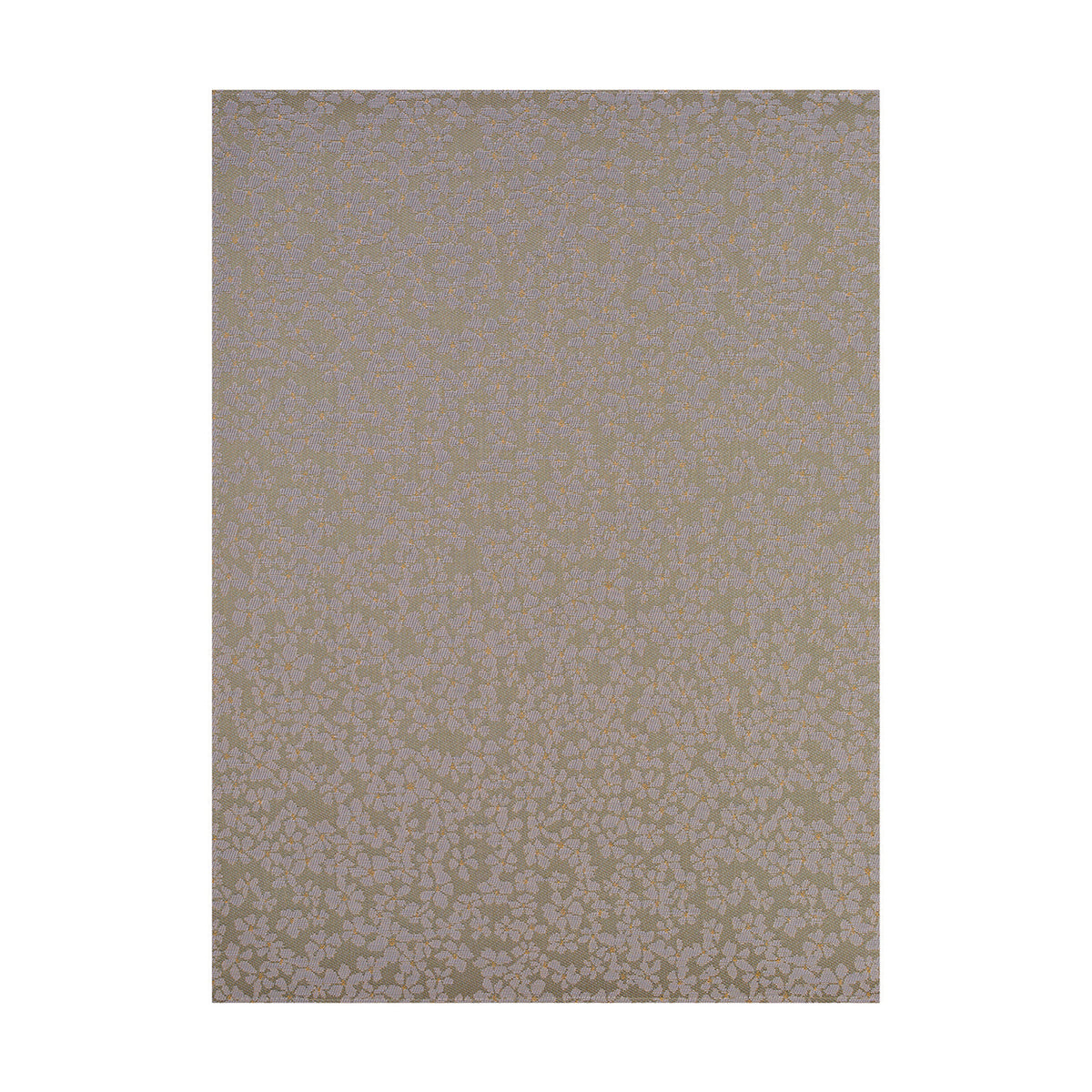 Flora / Mica woven floor mat by Chilewich, studio view