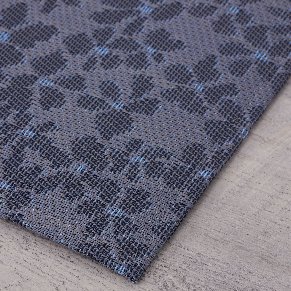 Flora / Zephyr woven floor mat by Chilewich, interior setting