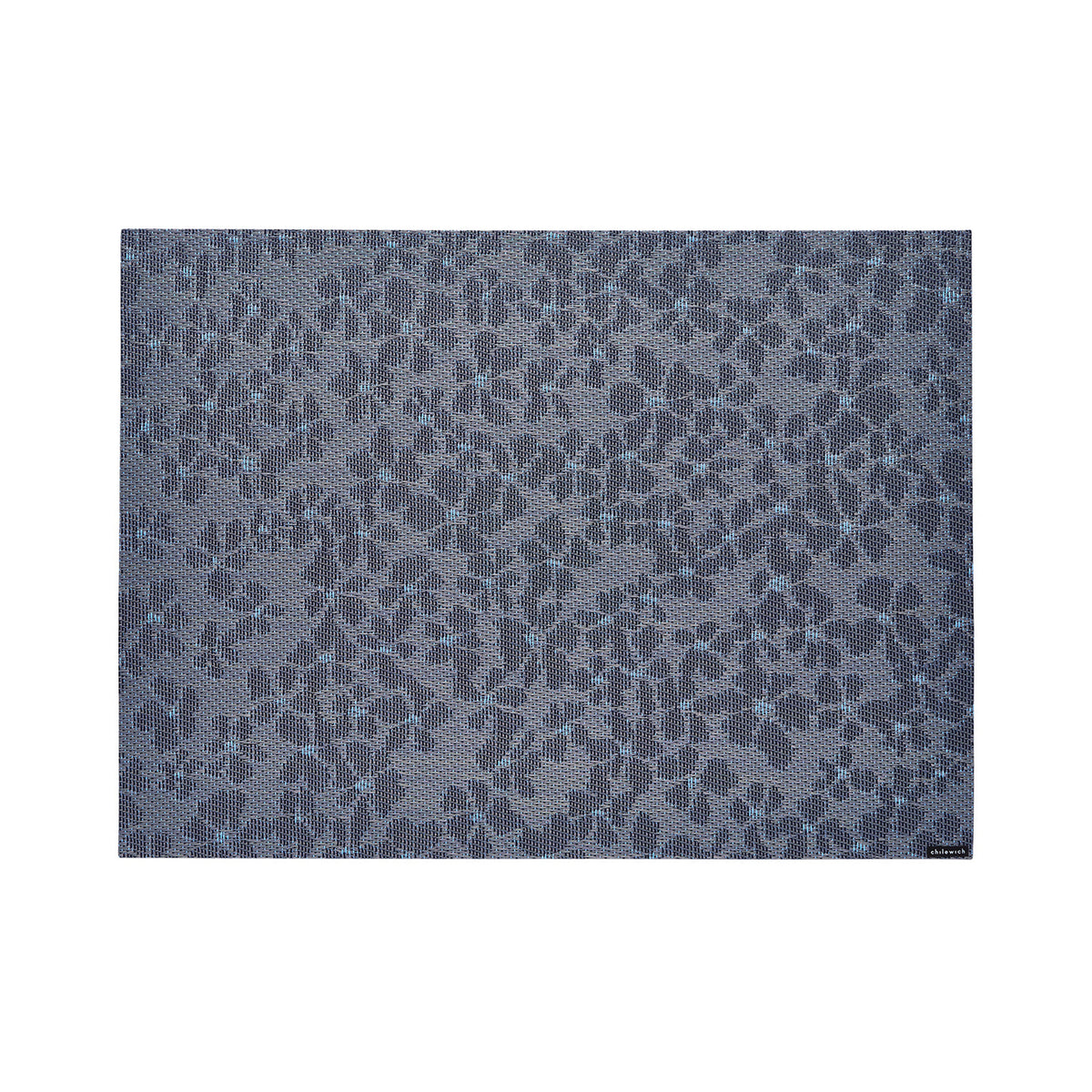 Chilewich Flora in Zephyr, rectangle on a white background