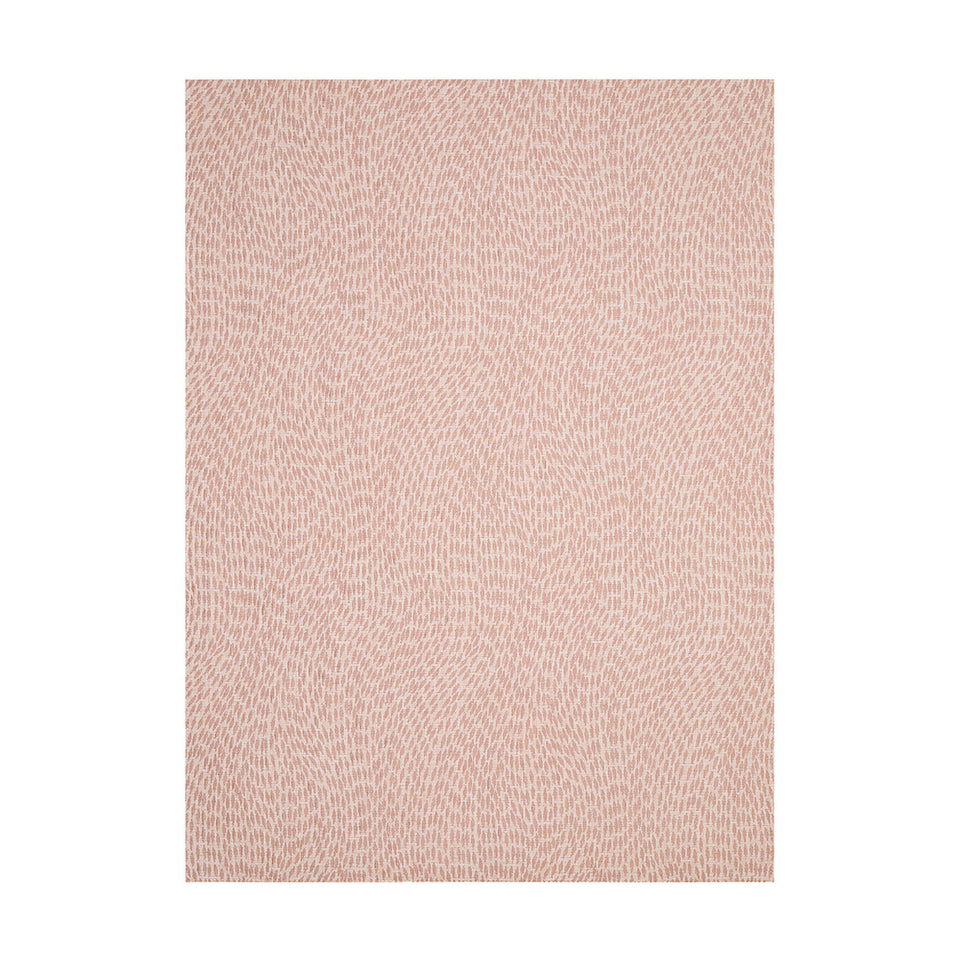 Flutter / Rosewood woven floor mat by Chilewich, studio view