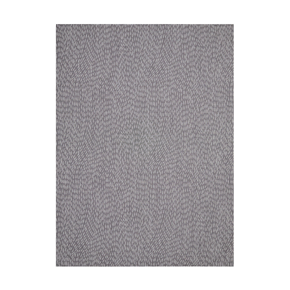 Flutter / Storm woven floor mat by Chilewich, studio view