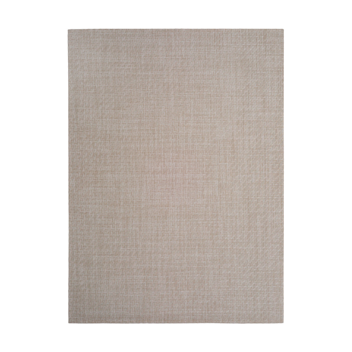 Foxtail / Ecru woven floor mat by Chilewich, studio view