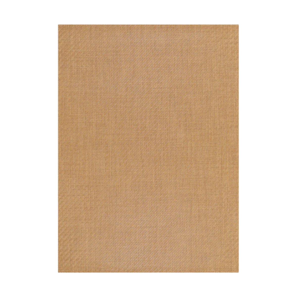 Foxtail / Honey woven floor mat by Chilewich, studio view