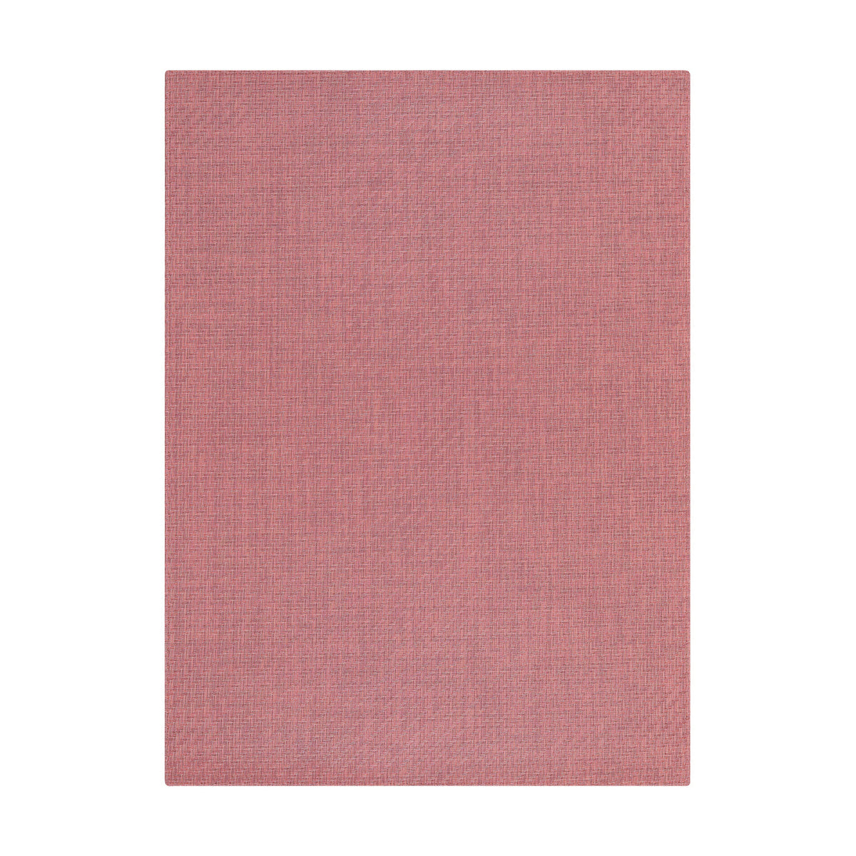 Foxtail / Raspberry woven floor mat by Chilewich, studio view