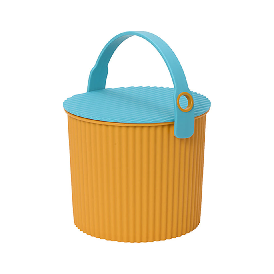 Orange & Turquoise Hachiman bucket, Mini size