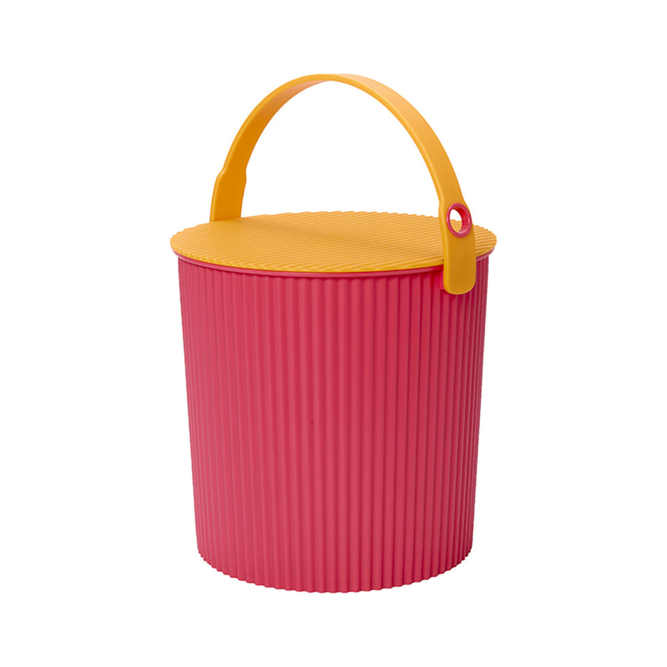 Pink & Orange Hachiman bucket, Large size