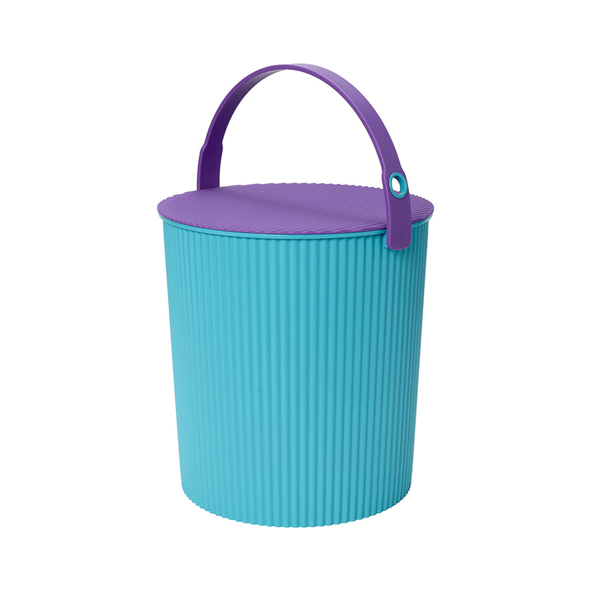 Turquoise & Purple Hachiman bucket, Extra Large size