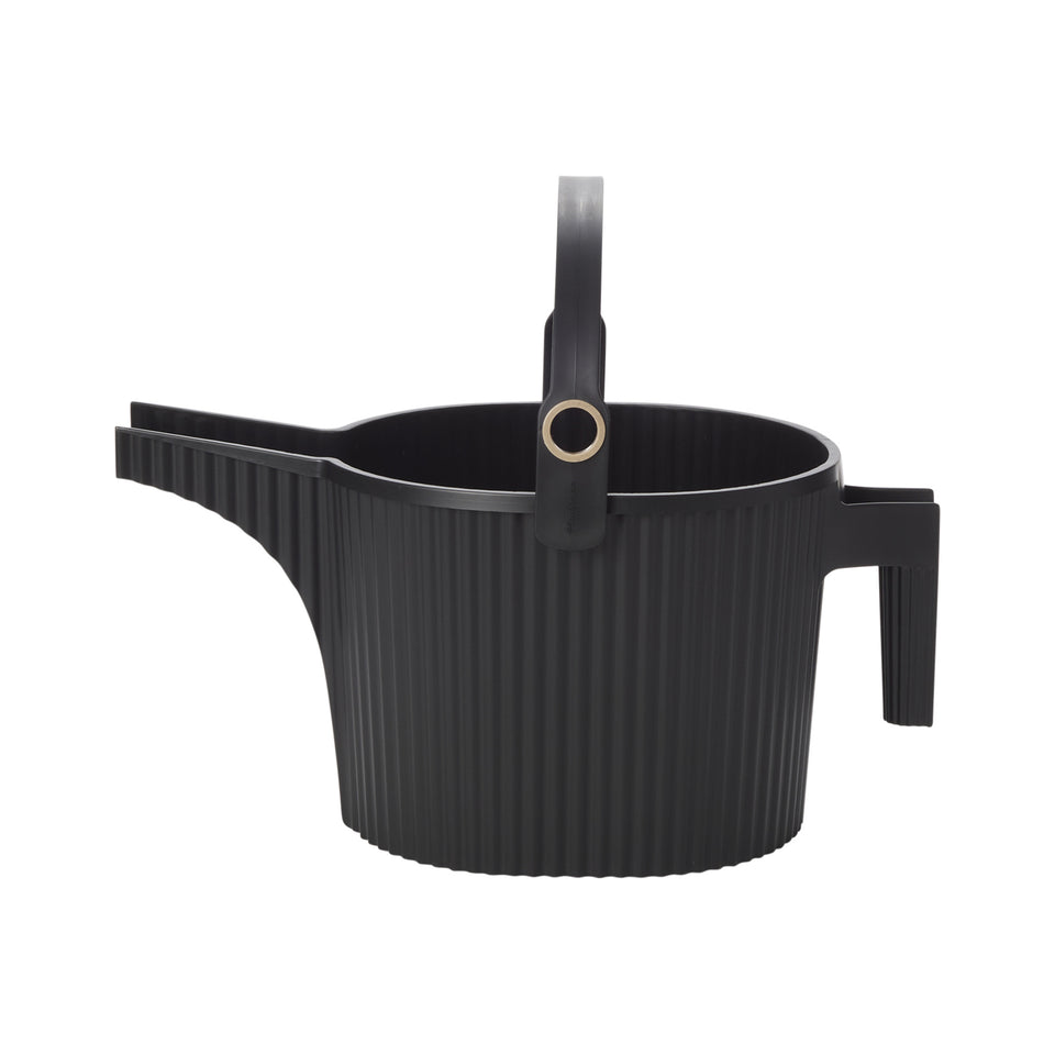 Black Hachiman garden beetle watering can, Large size