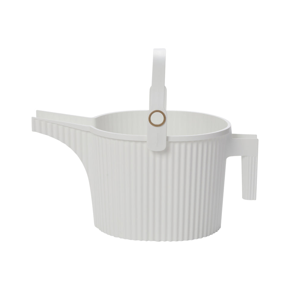 White Hachiman garden beetle watering can, Large size