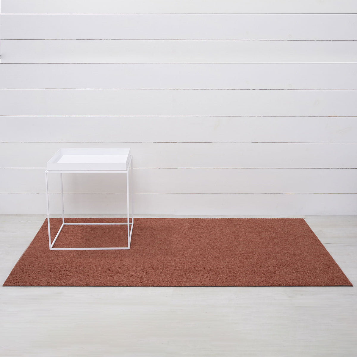 Burnt Coral Heathered Shag Mat by Chilewich — Big Mat 36"x 60"