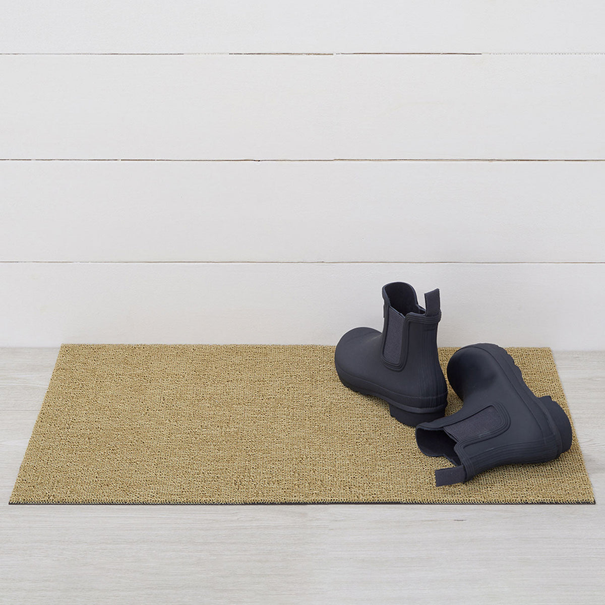 Wheat Heathered Shag Mat by Chilewich — Doormat 18"x28"
