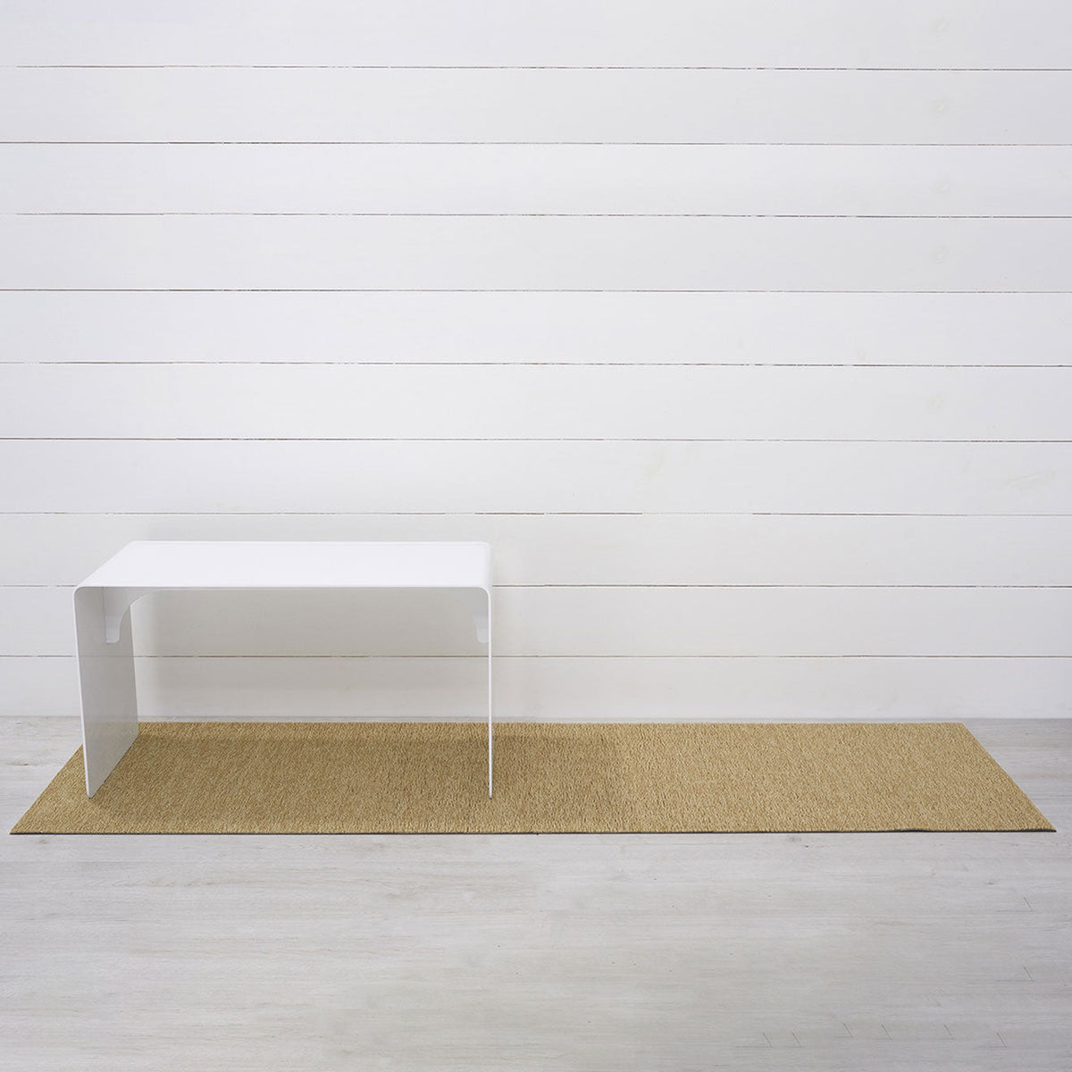 Wheat Heathered Shag Mat by Chilewich — Runner 24"x72"