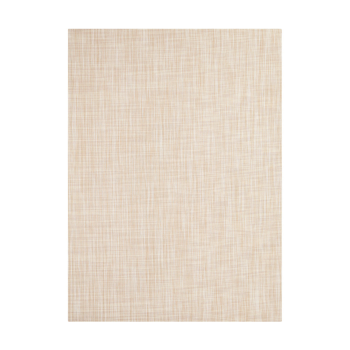 Ikat / Bone woven floor mat by Chilewich, studio view