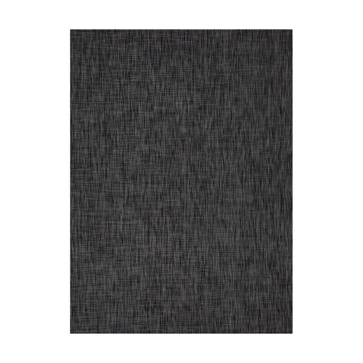 Ikat / Deep Grey woven floor mat by Chilewich, studio view