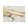 Chilewich Marble rectangle placemat in Gold, viewed from above on a white background
