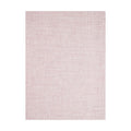 Mini Basketweave / Blush woven floor mat by Chilewich, studio view