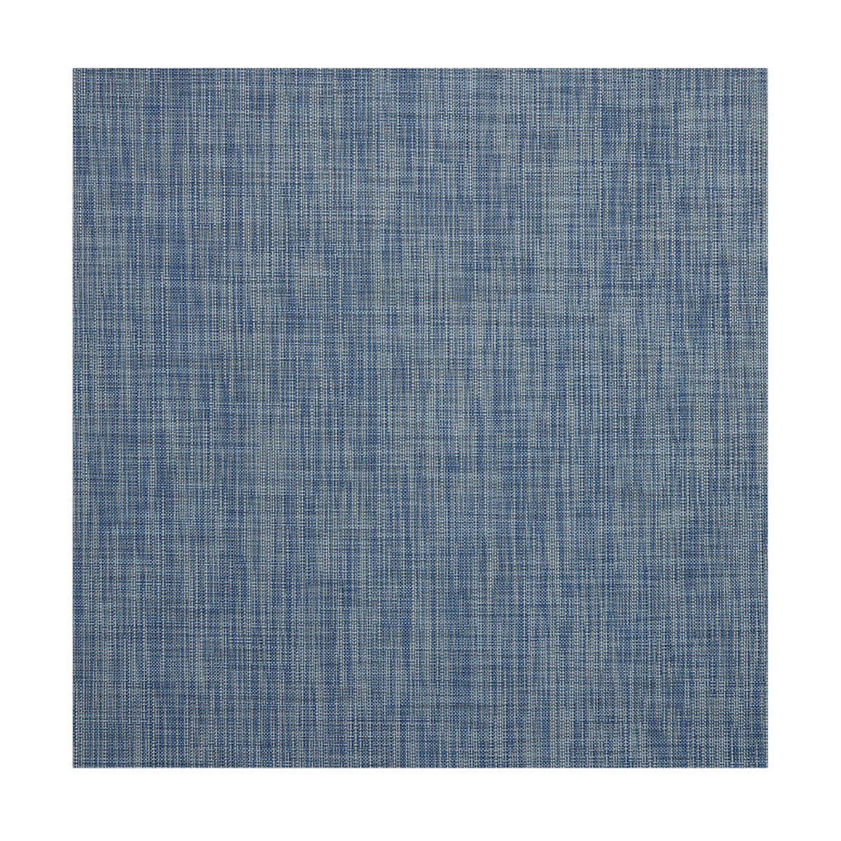 Mini Basketweave / Chambray woven floor mat by Chilewich, studio view