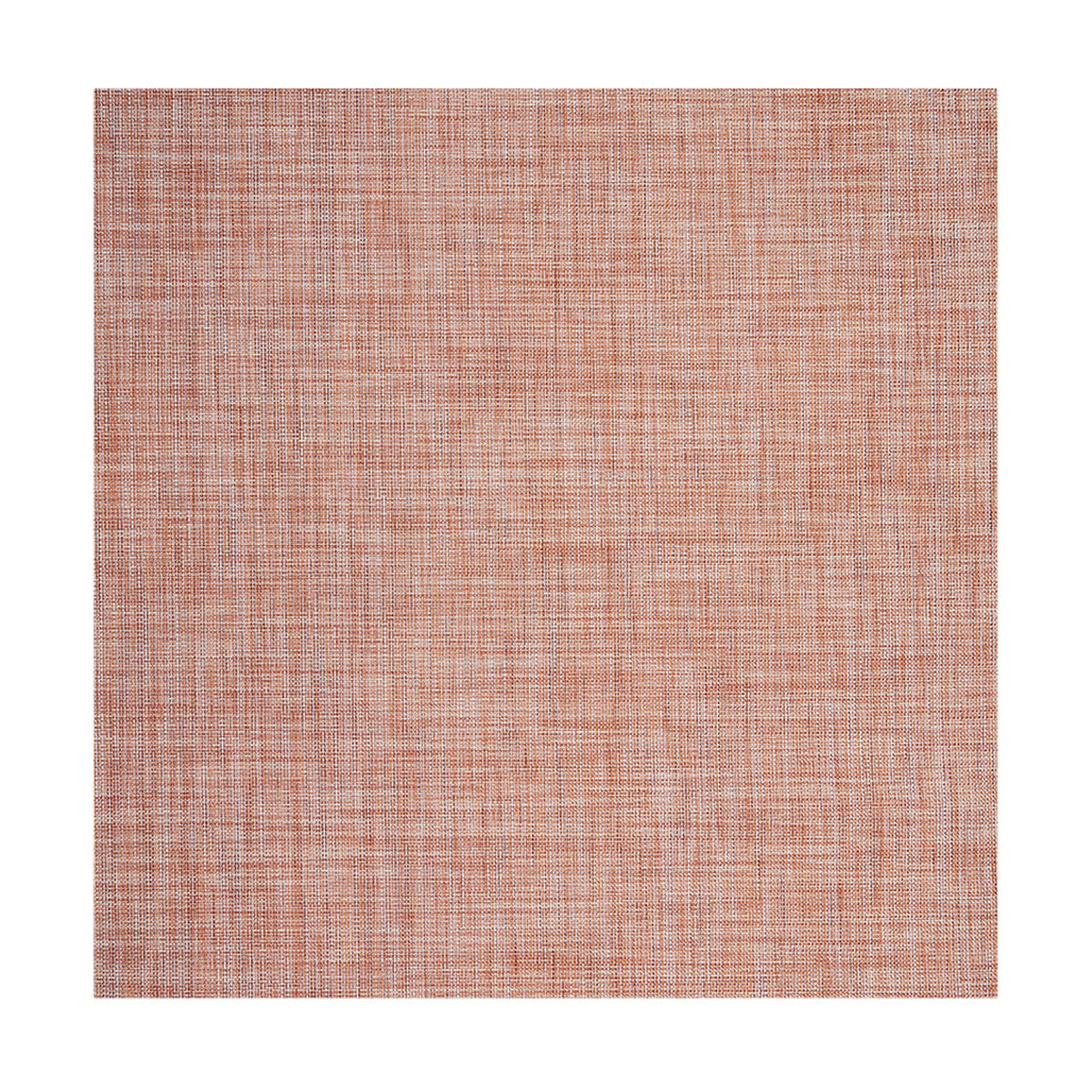 Mini Basketweave / Cinnamon woven floor mat by Chilewich, studio view