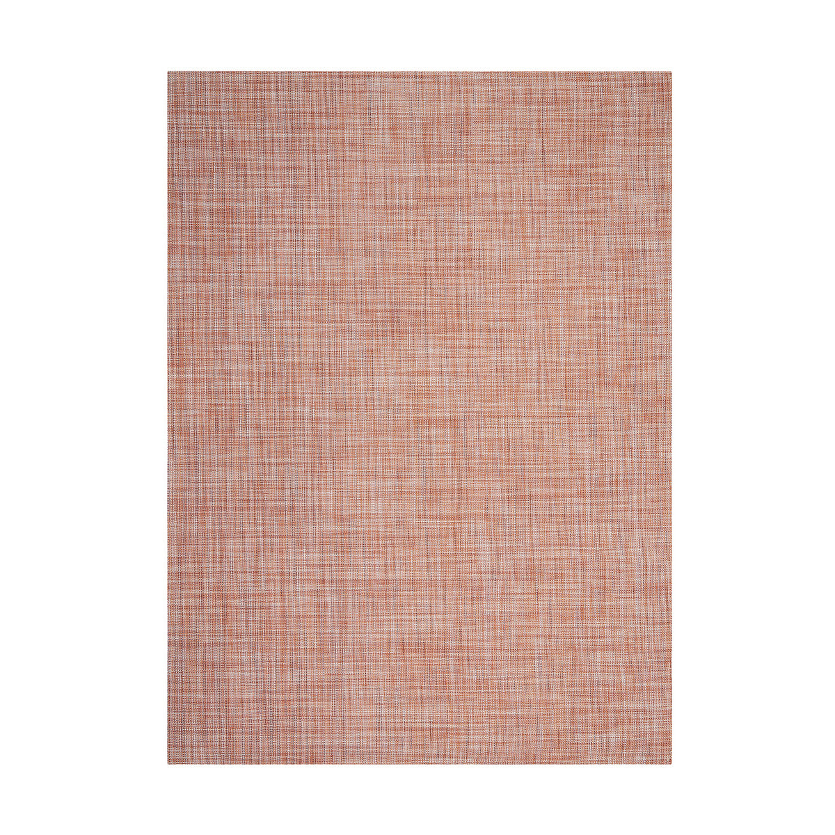 Mini Basketweave / Cinnamon woven floor mat by Chilewich, studio view