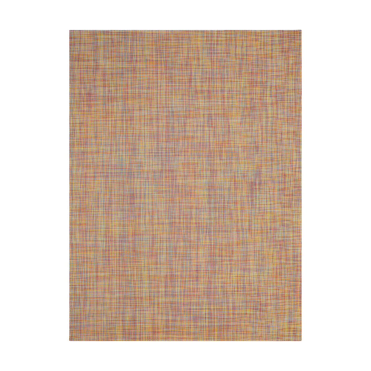 Mini Basketweave / Confetti woven floor mat by Chilewich, studio view