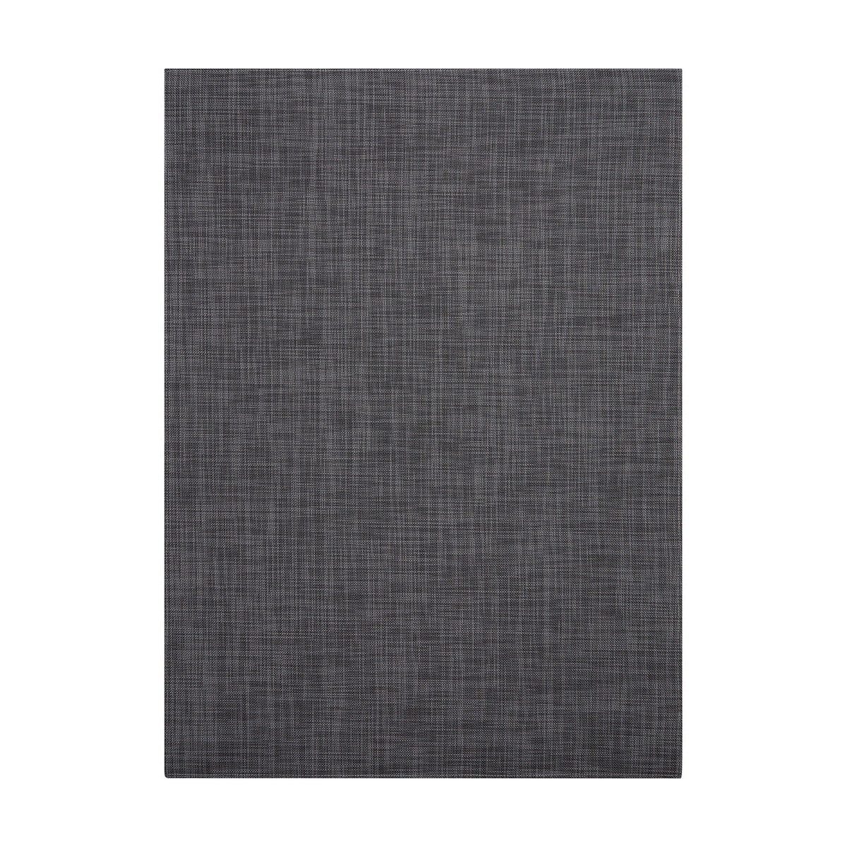 Mini Basketweave / Cool Grey woven floor mat by Chilewich, studio view