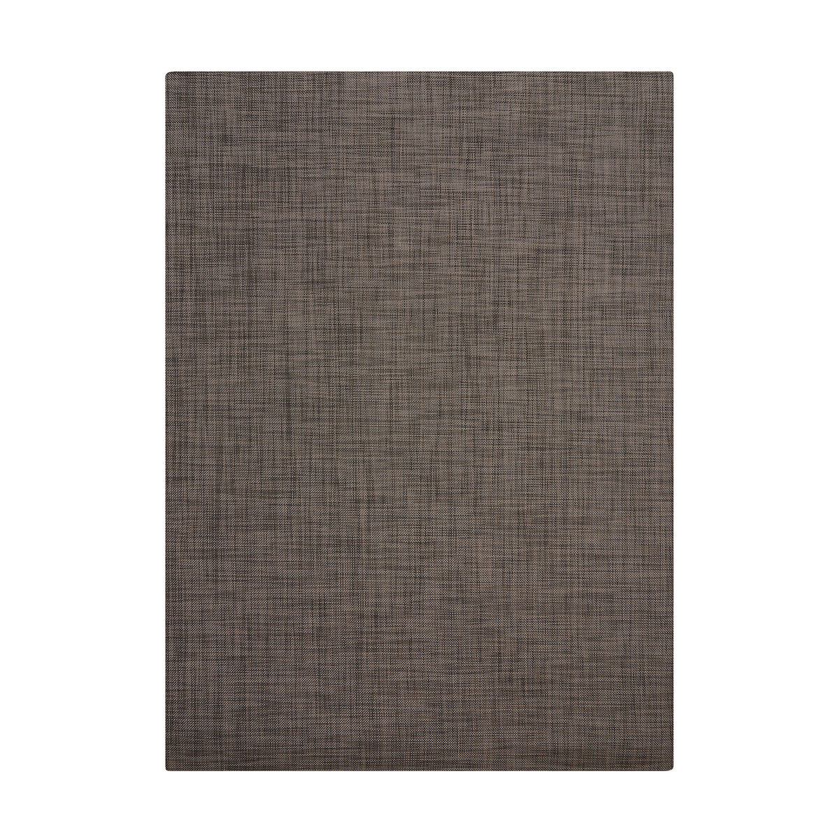 Mini Basketweave / Dark Walnut woven floor mat by Chilewich, studio view