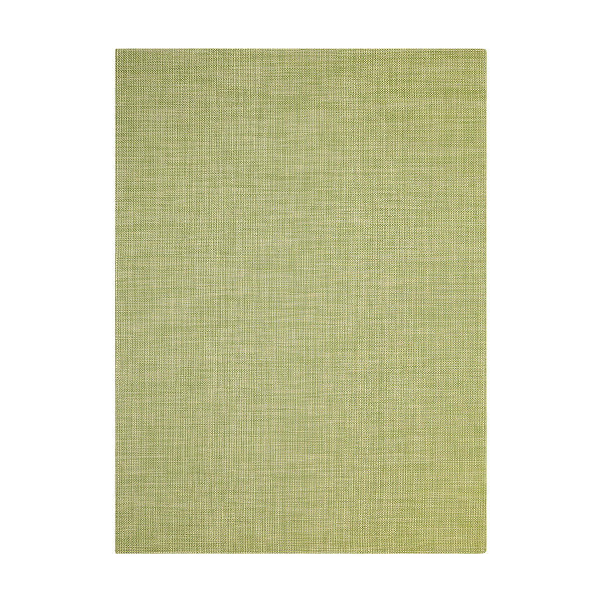 Mini Basketweave / Dill woven floor mat by Chilewich, studio view