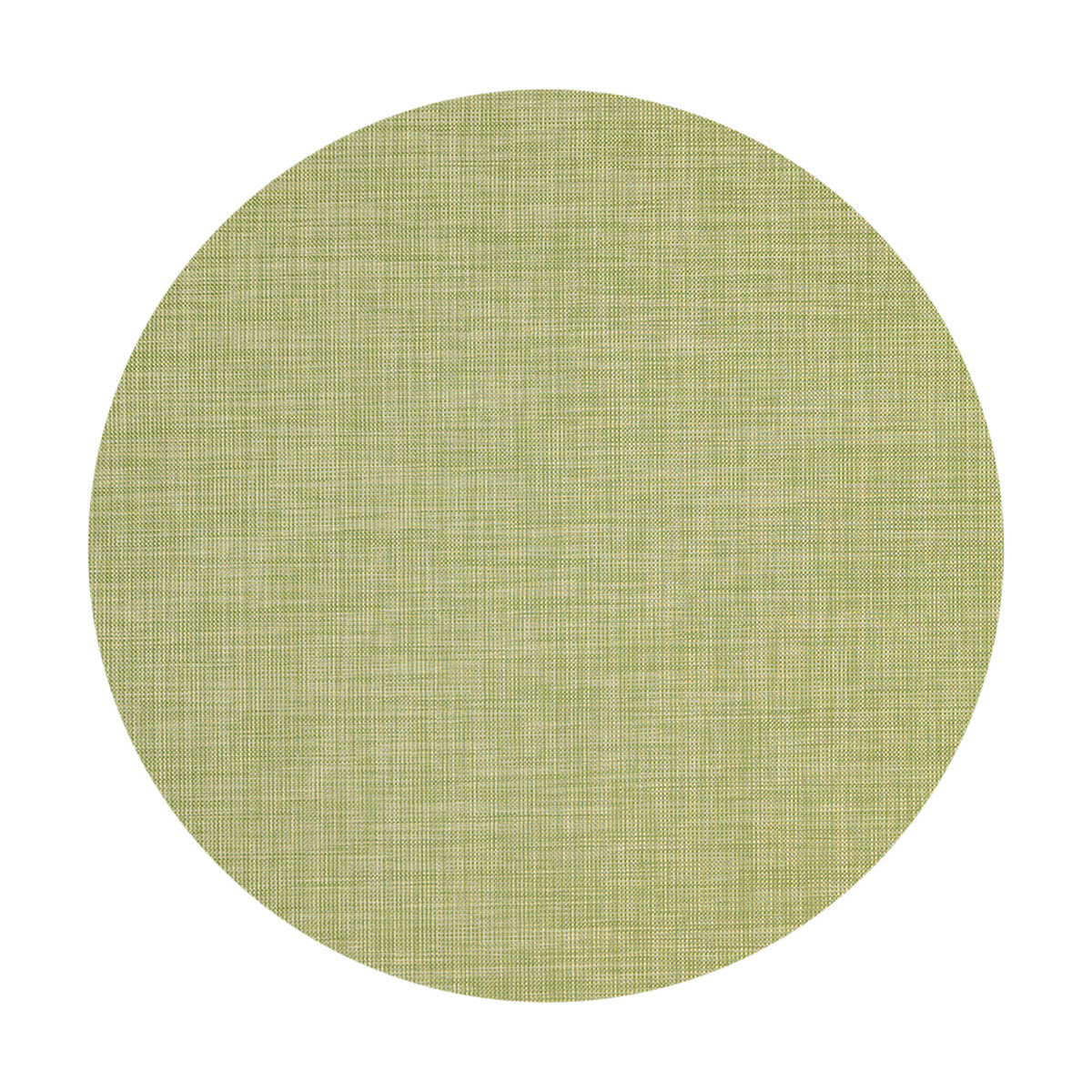 Mini Basketweave / Dill woven floor mat by Chilewich, studio view