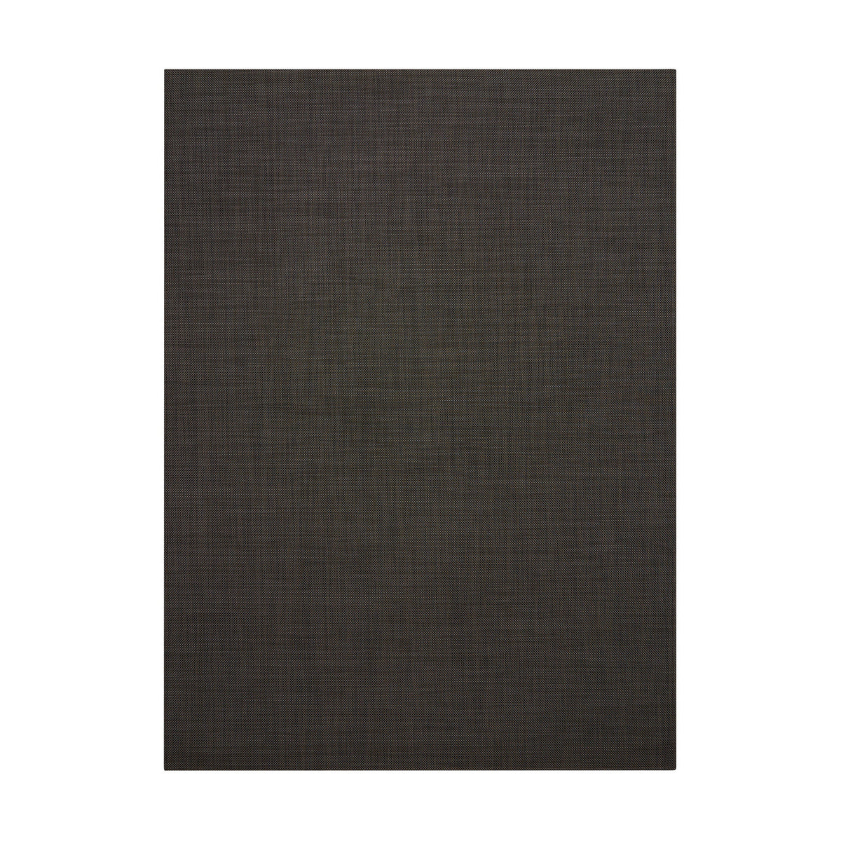 Mini Basketweave / Espresso woven floor mat by Chilewich, studio view