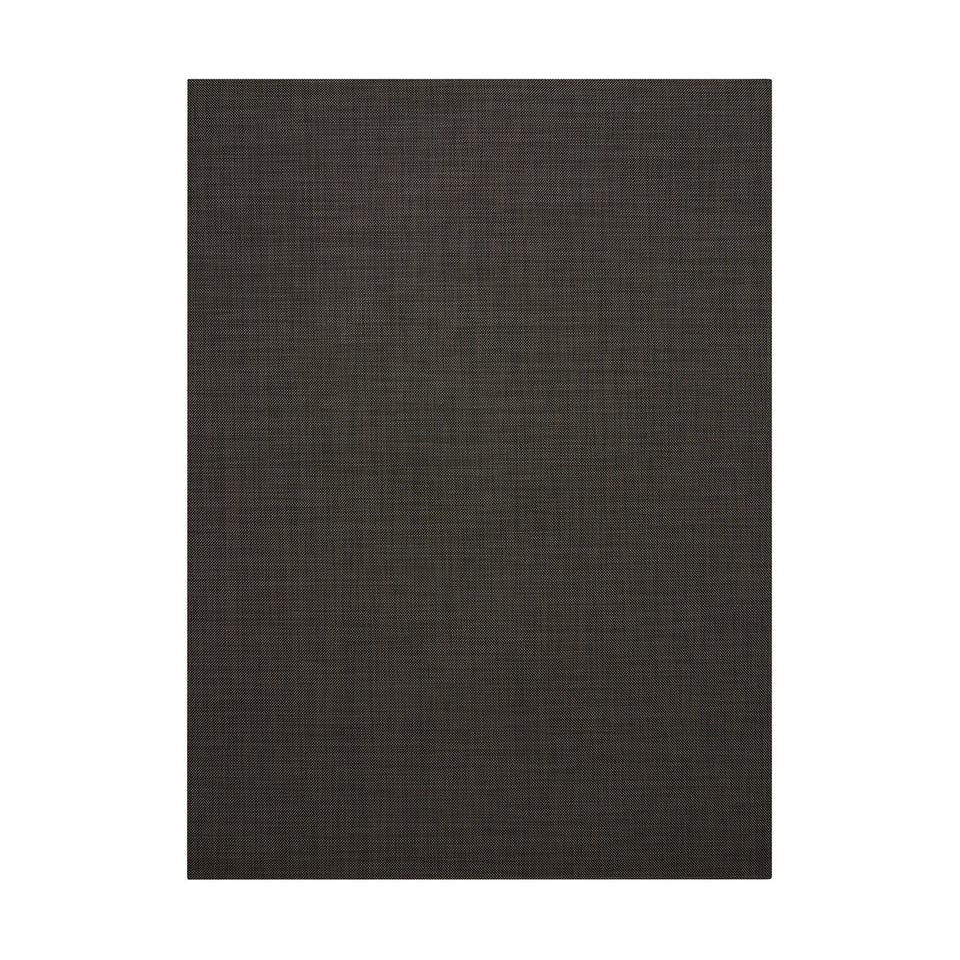 Mini Basketweave / Espresso woven floor mat by Chilewich, studio view