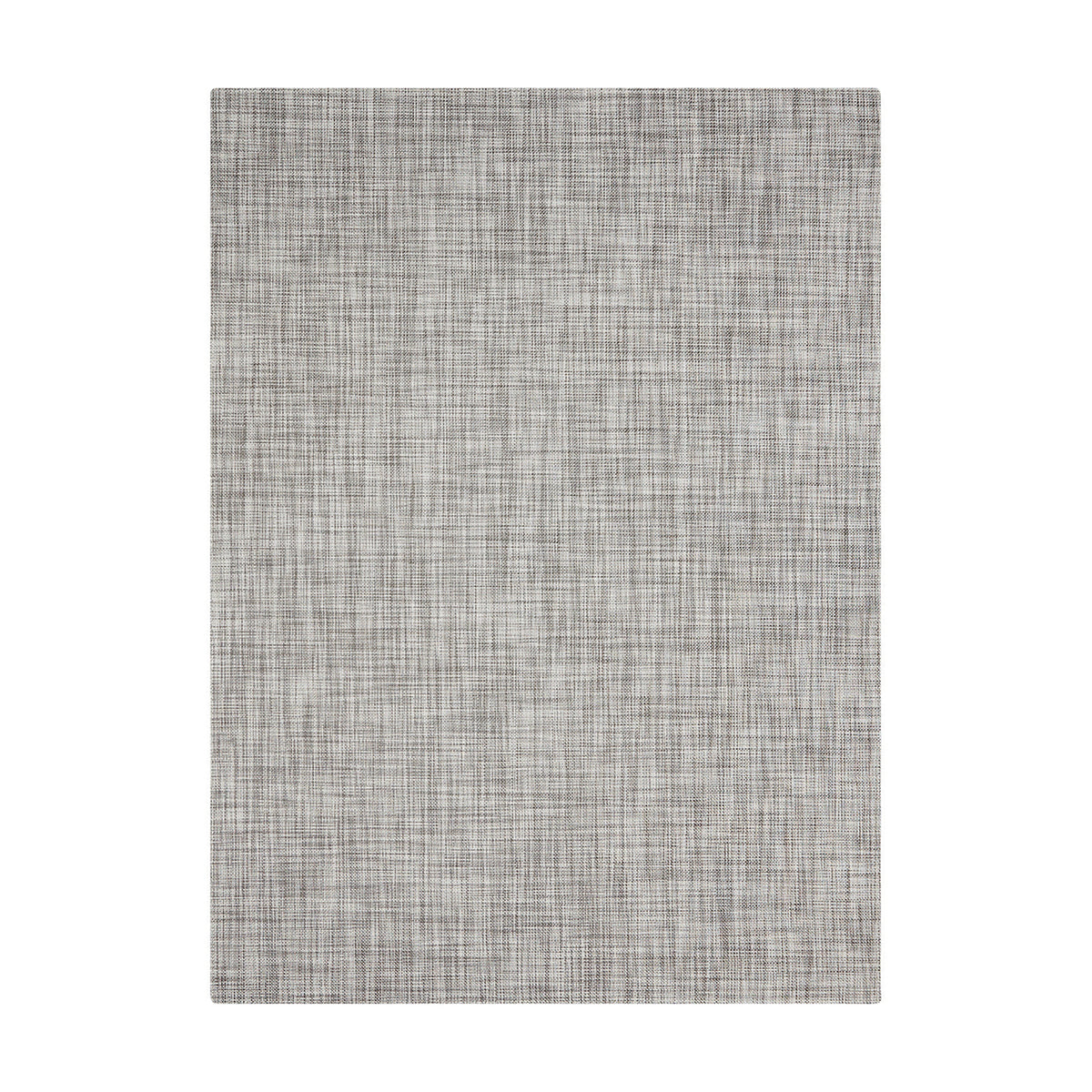 Mini Basketweave / Gravel woven floor mat by Chilewich, studio view
