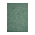 Mini Basketweave / Ivy woven floor mat by Chilewich, studio view