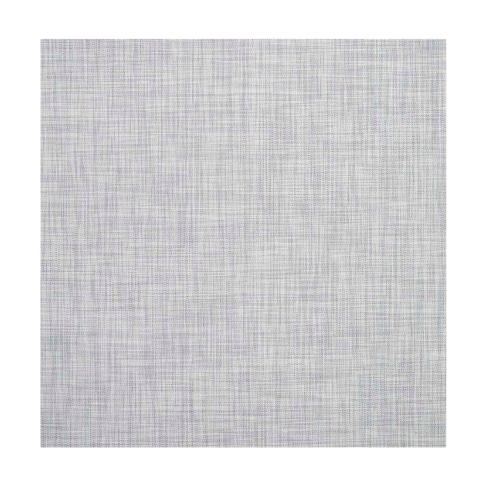 Mini Basketweave / Mist woven floor mat by Chilewich, studio view