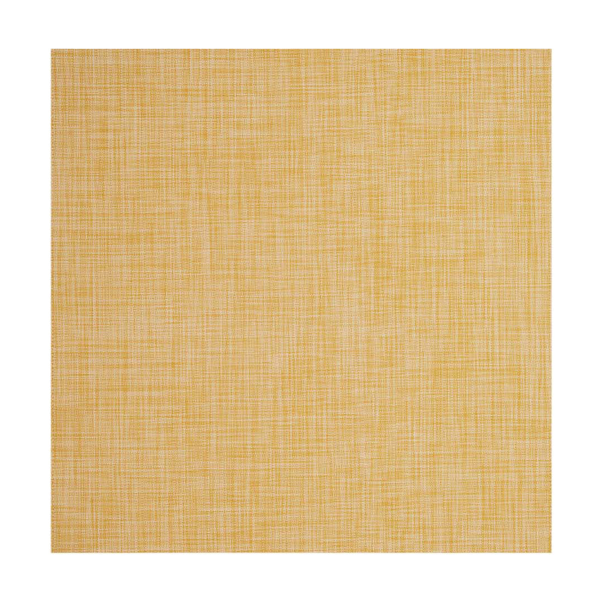 Mini Basketweave / Ochre woven floor mat by Chilewich, studio view