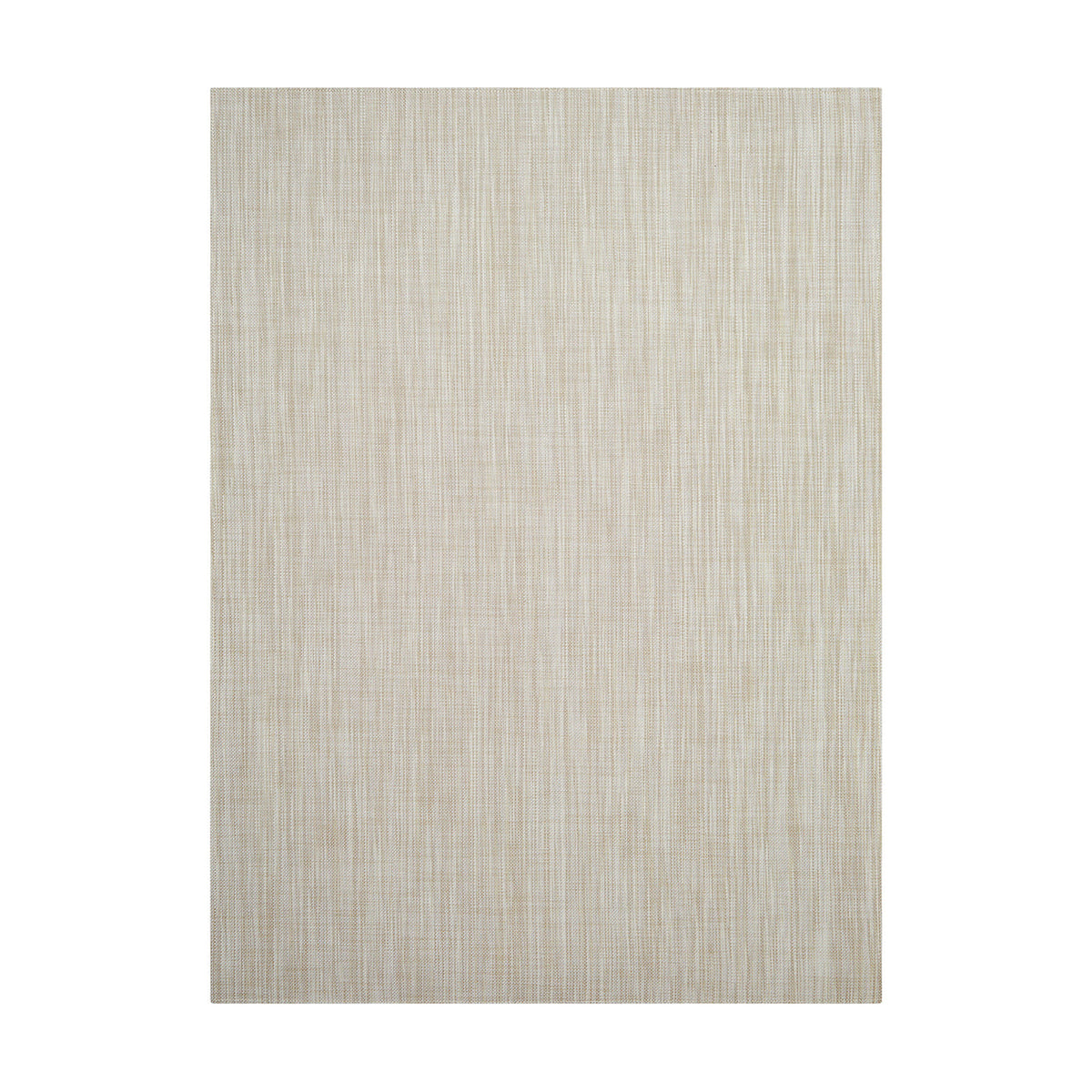 Mini Basketweave / Parchment woven floor mat by Chilewich, studio view