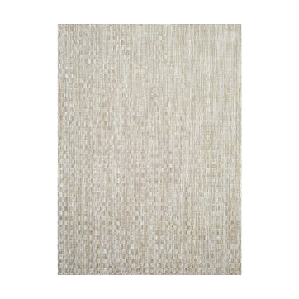 Mini Basketweave / Parchment woven floor mat by Chilewich, studio view