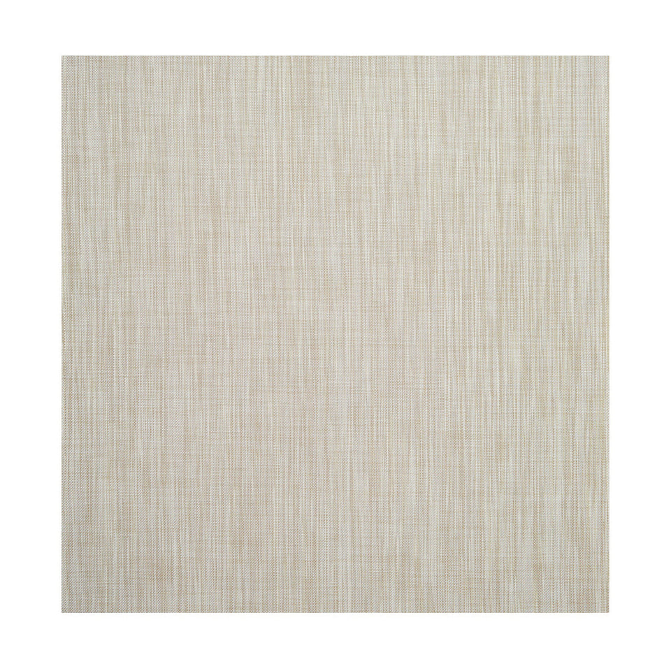 Mini Basketweave / Parchment woven floor mat by Chilewich, studio view